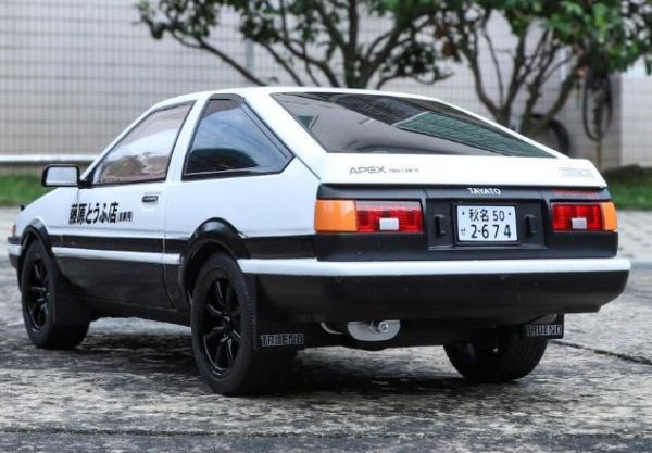 1:18 仿真 頭文字D AE86 1/18 合金車 