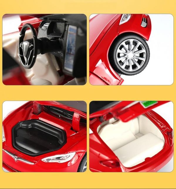 1:32 特斯拉 Model S 1/32 合金車 