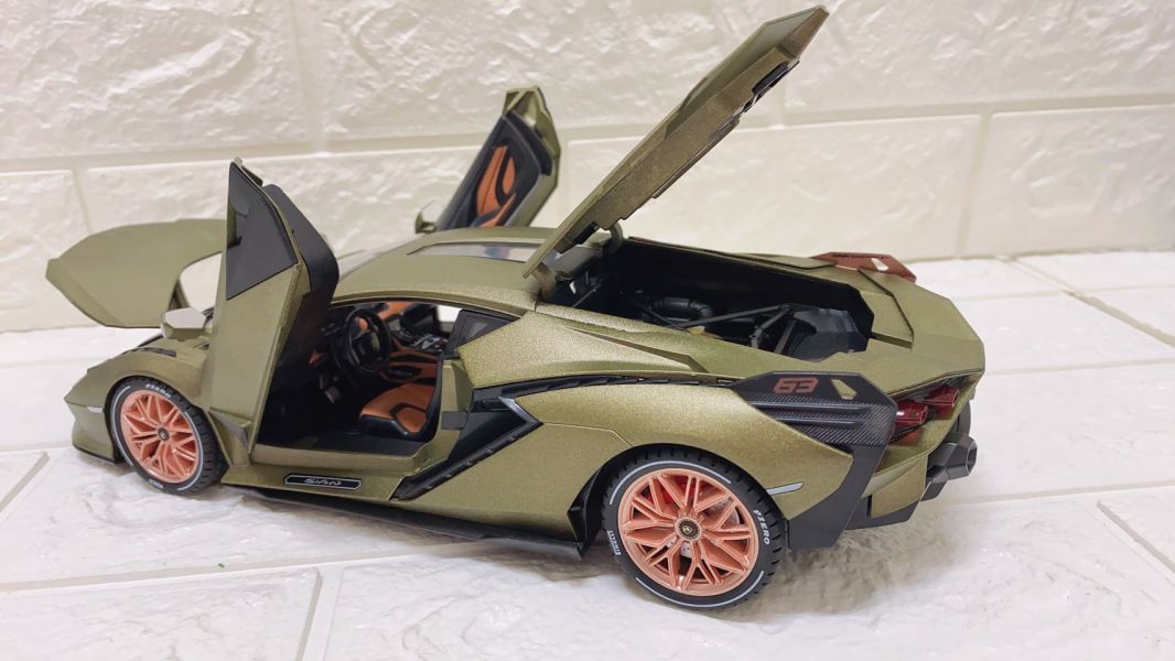 1/18 藍寶堅尼 SIAN 合金車 1:18 金屬模型 跑車 