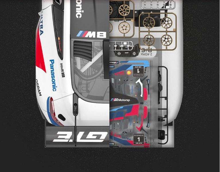 多款 BMW M8 GTE 組裝式遙控車 正版授權 Rastar 1/18 