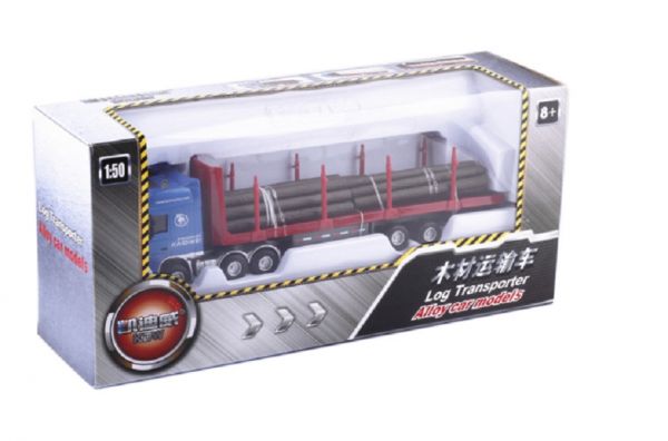凱迪威 1:50 木材運輸車 工程車 貨車  