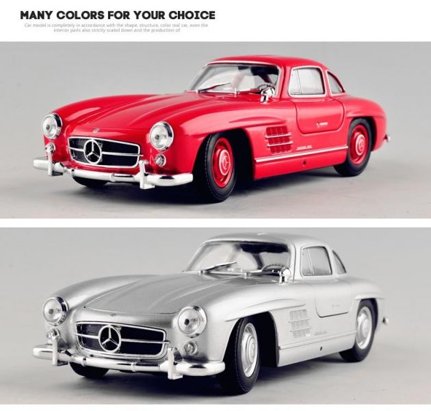 BENZ 300SL 1/24 合金車 