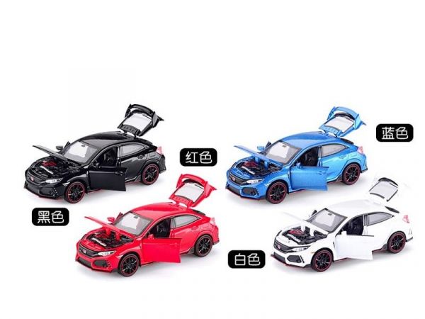 1:32 HONDA 喜美 CIVIC TYPE-R 信仰野獸 1/32 合金車 