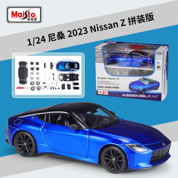 組裝 DIY 美馳圖 Maisto 1:24 2023 尼尚 Nissan Z 模型車 