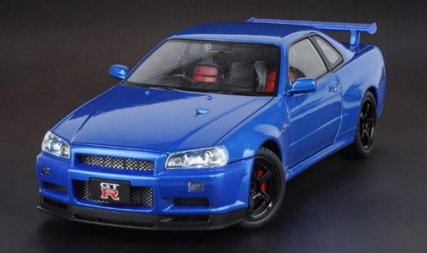 1:18 仿真 NISSAN GTR G-TR R34 尼桑 合金車 1/18 