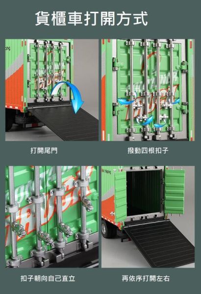 賓士 貨車 1/24 卡車 合金模型 模型車 1:24 貨櫃車 17頓 26頓 17T 26T 