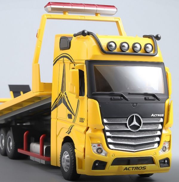 賓士1/24 拖車 卡車 合金模型 