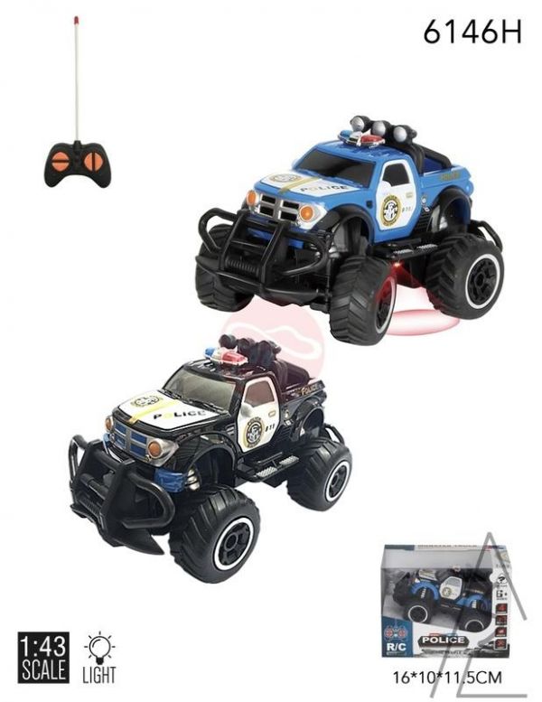 迷你小型遙控車 1:43遙控車 悍馬 警車 