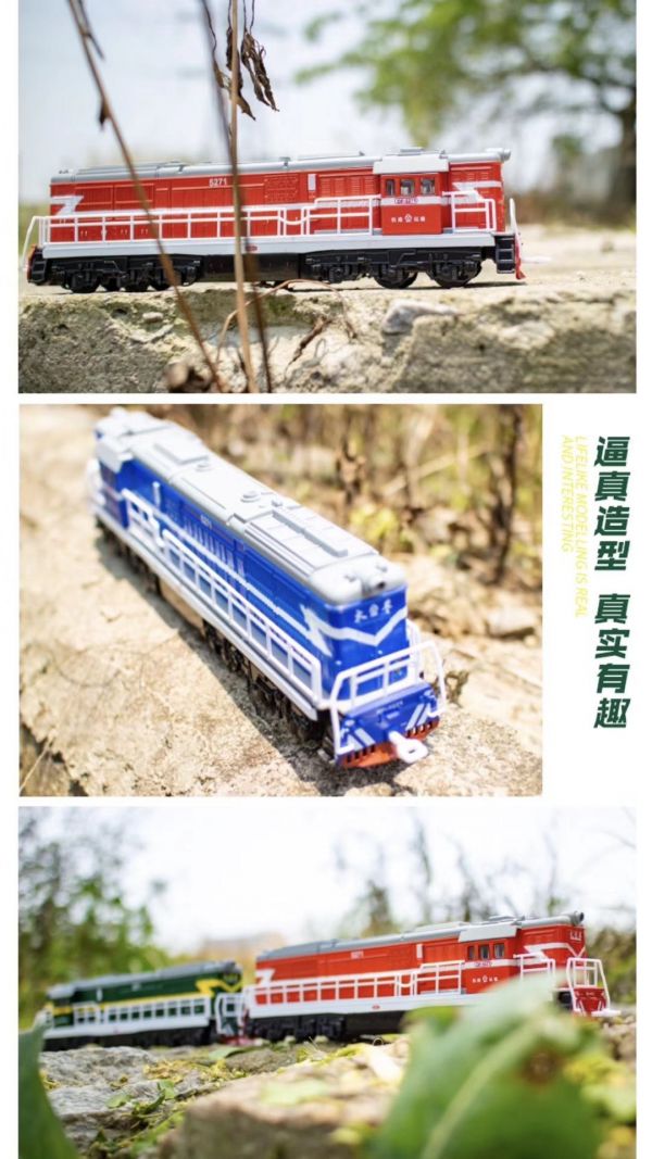 鎧威 合金蒸汽火車 地鐵列車 金屬模型 火車模型 
