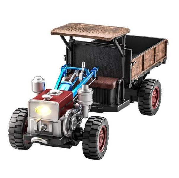 復古 遙控老鐵牛 農耕車 