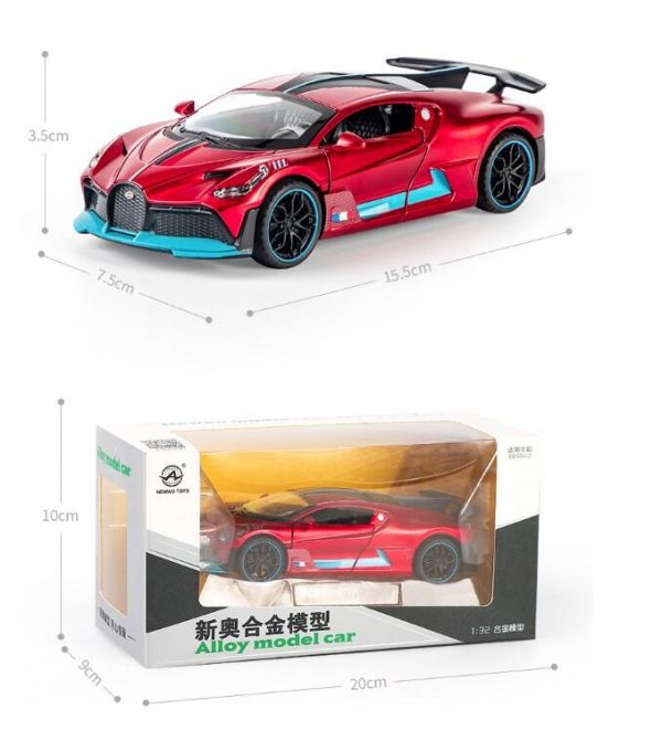 1:32 布加迪 DIVO 1/32 合金車 
