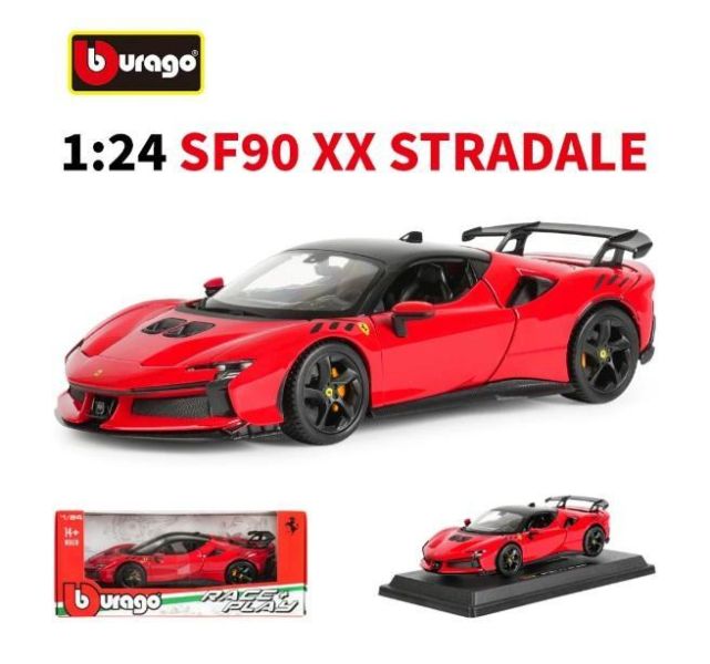 1:24 法拉利 SF90 XX 1/24 比美高 合金車 