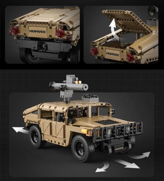 原廠授權 積木遙控車 積木車 HUMVEE 悍馬 越野車 