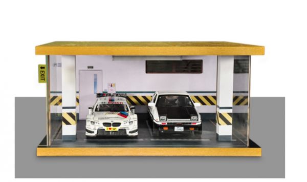 1/32 合金車 場景 車庫 模型車庫 停車場 1:32  停車位 