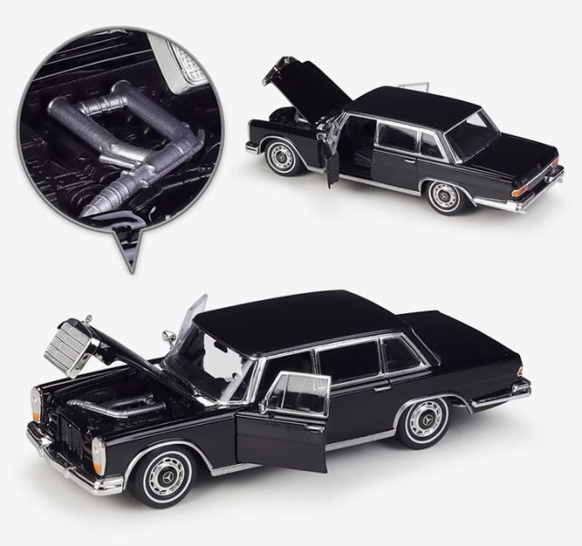 1/24 威利 賓士 S600 BENZ 合金車 1:24 1963 
