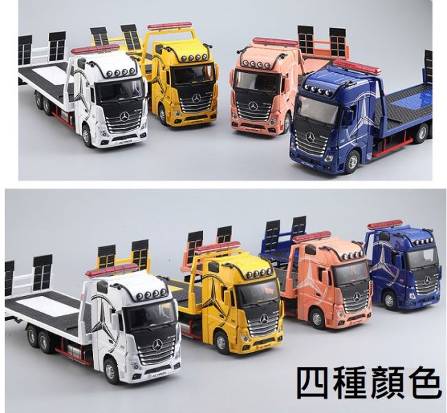 賓士1/24 拖車 卡車 合金模型 