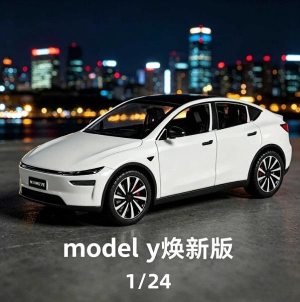 1:24 特斯拉 煥新Y 新Y合金車 1/24 