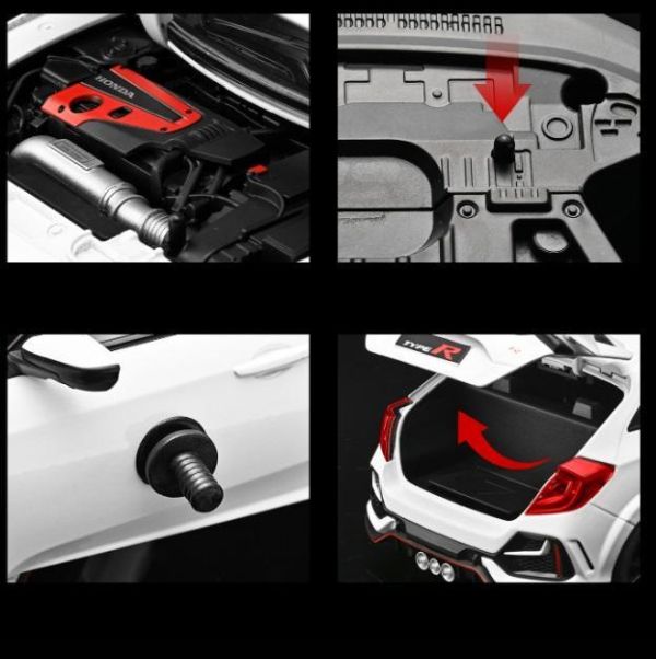 1:18 本田 喜美 TYPE R 合金車 1/18 