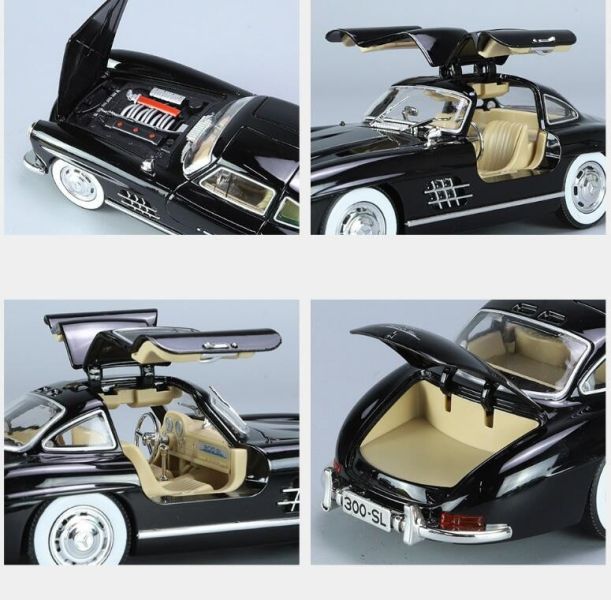 1/24 賓士 BENZ 300SL SL300 復古 1:24 合金車 模型車 