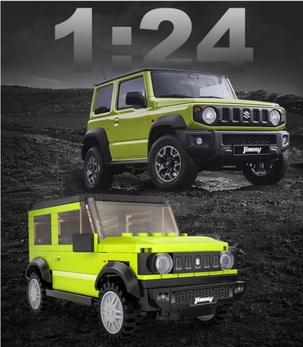 1:24 授權 JIMNY 吉普 吉米 積木車 