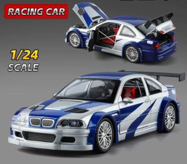 1:24 BMW E46 M3 GTR 合金車 1/24 