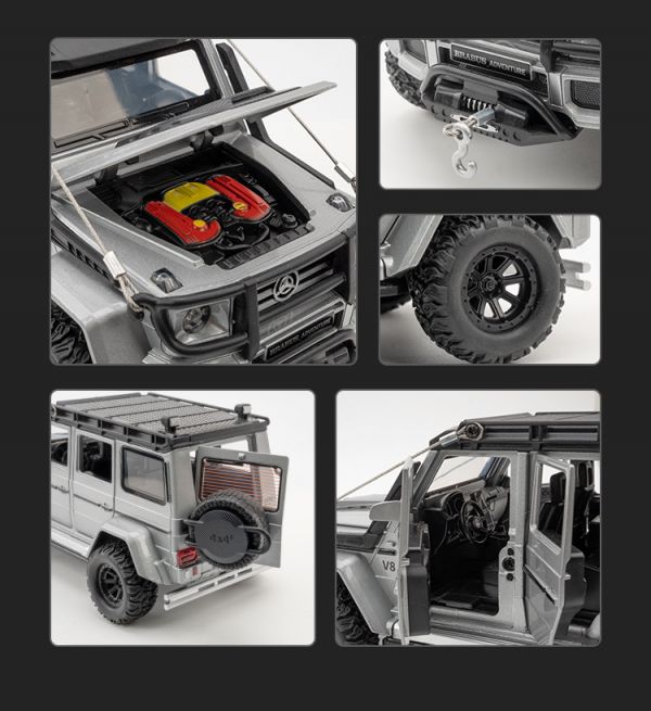 1/24 賓士 G550 探險車 合金車 1:24 模型車 攀岩車 G系列 