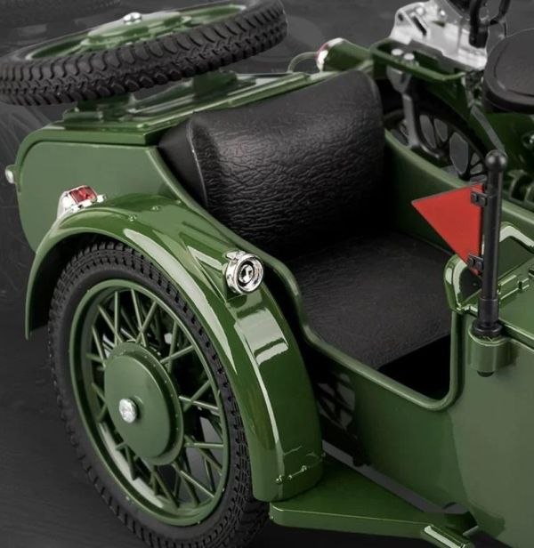 1/10 大型 復古三輪車 軍用車  邊車 側車 1:10 