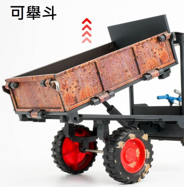 農耕車 耕耘車 拖拉機 模型 