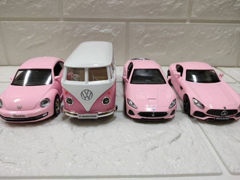 粉色軍團 1/36 合金車 G63 T1 瑪莎拉蒂 賓士 金龜車 