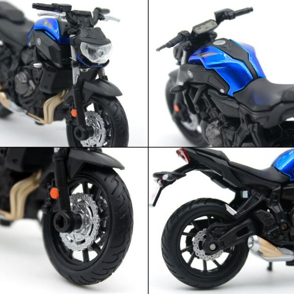 1:18 Yamaha MT-07 重機模型 