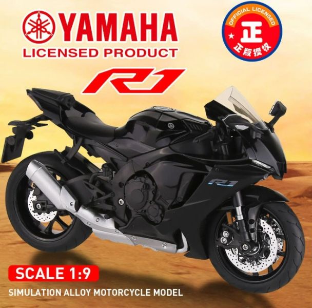 1:9 授權 YAMAHA 山葉 R1 重機模型 1/9 