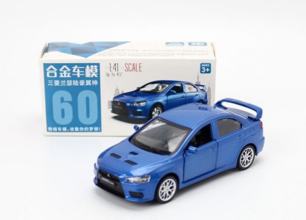 彩珀 三菱 EVO 賽車 1/43 1:44 1:41 #60 N28 