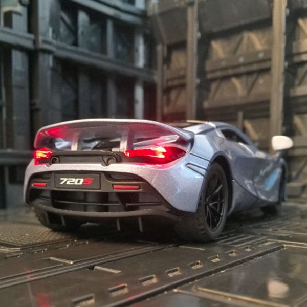 阿莎力 1/32 麥拉倫 720S 1:32 高仿真 合金車 