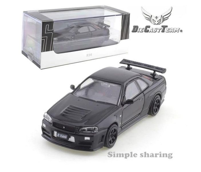 1:64 NISSAN 日產 GTR GT-R R34 1/64 合金車 DCT 