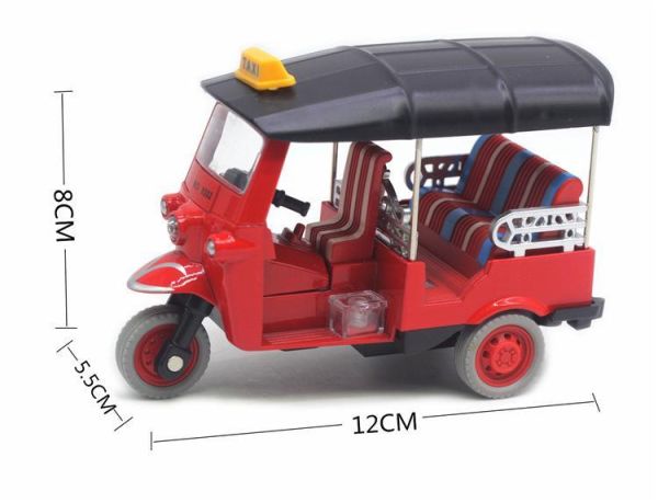 泰國 三輪車 嘟嘟車 合金車 模型車 