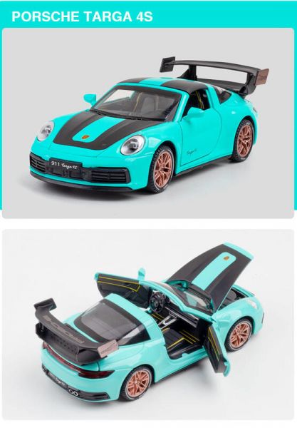 1:32 保時捷 Targa 4s 敞篷 合金車 1/32 