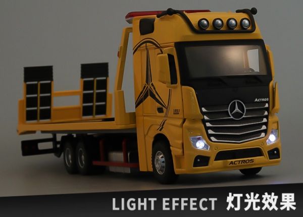賓士1/24 拖車 卡車 合金模型 