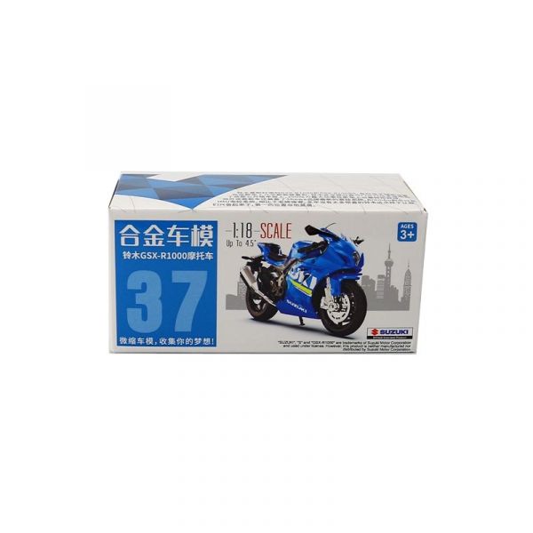 阿莎力 1/18 SUZUKI 鈴木 GSX R-1000 阿魯 #37 