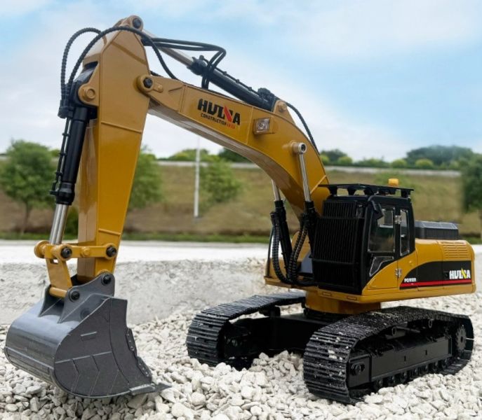 全合金 五頭 金屬挖土機 怪手 