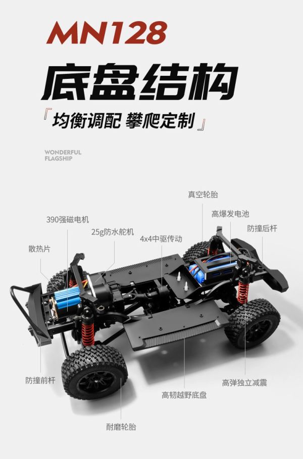 1:12 莽牛 牧馬人 遙控車 攀爬車 四驅 越野車 1/12 