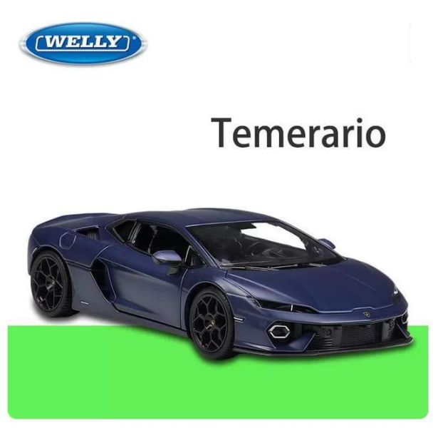 威利1:24 藍寶堅尼 Temerario 新小牛 小牛 1/24 合金車 