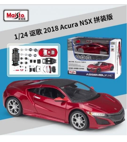 組裝 美馳圖 Maisto 1:24 本田 NSX 