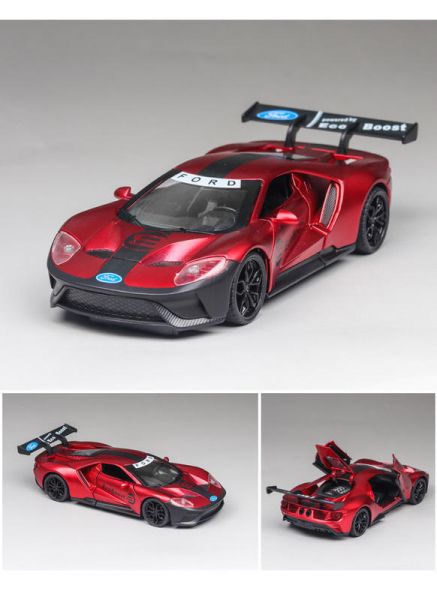 1:32 福特 GT 賽道狂人 1/32 合金車 
