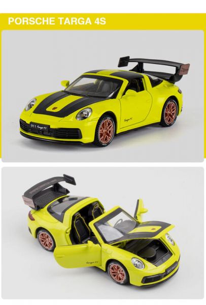 1:32 保時捷 Targa 4s 敞篷 合金車 1/32 