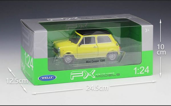 Welly 威利 正版授權 1：24 MINI COOPER 1300 合金車 