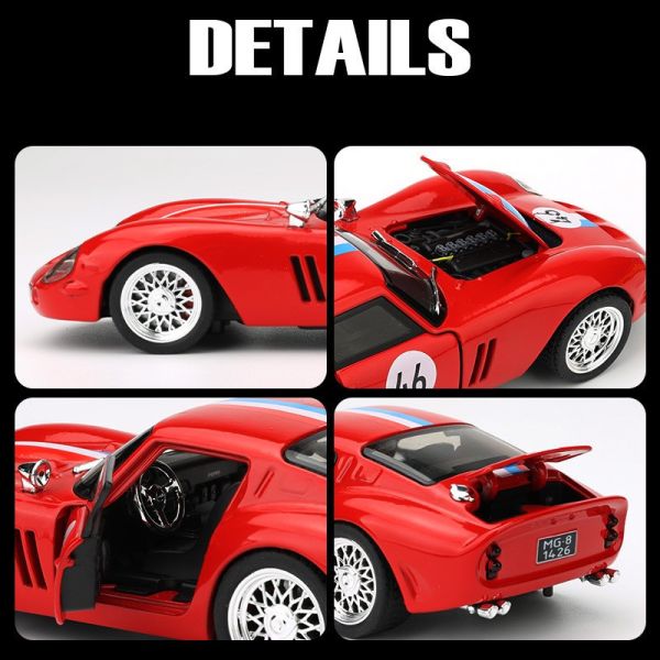 1/32 仿真 法拉利 250GTO 古典 賽車 合金車 跑車 1:32 