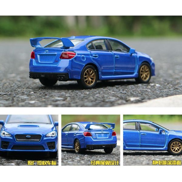 1:36 Welly 威利 硬皮鯊 SUBARU WRX STI 正版授權 