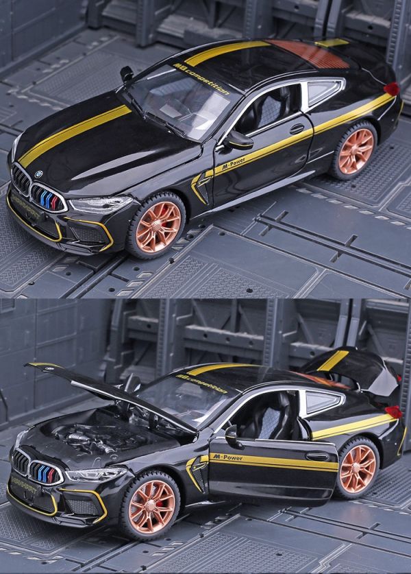 1/24 1:24 BMW M8 模型車 合金車 跑車 雷霆版 