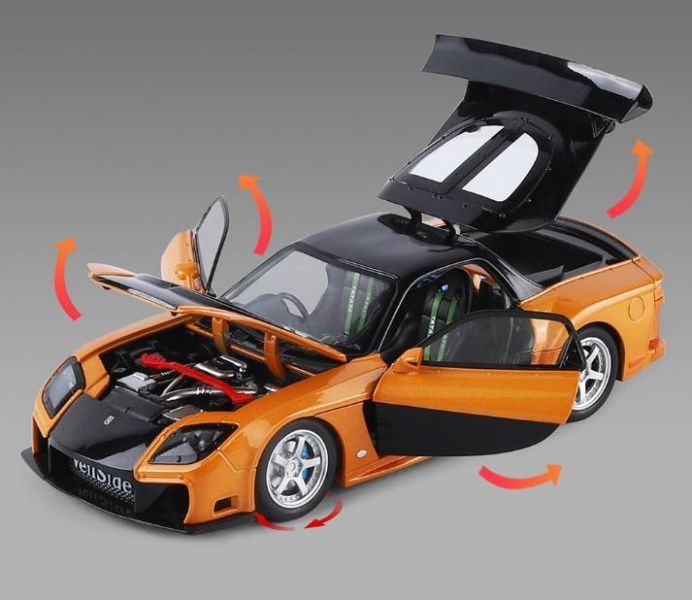 玩命關頭 1:24 RX7 街車版 1/24 