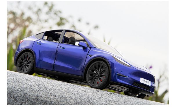 1/24 新款 特斯拉 Y 合金車 1:24 模型車 電動車 
